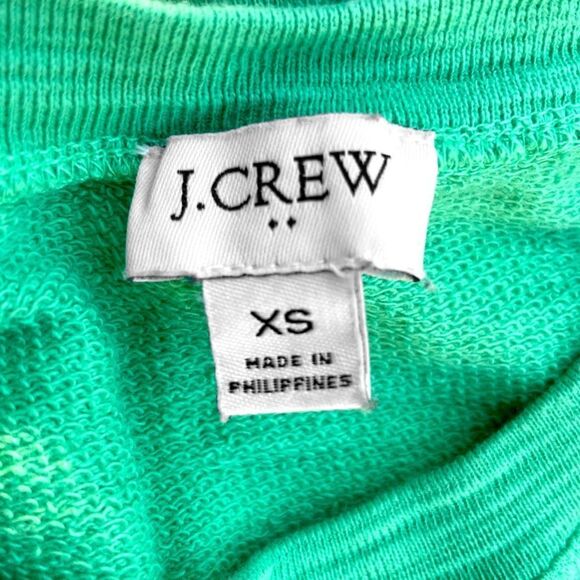 J. Crew Green "Vacation!" Crewneck Sweater - Picture 5 of 6